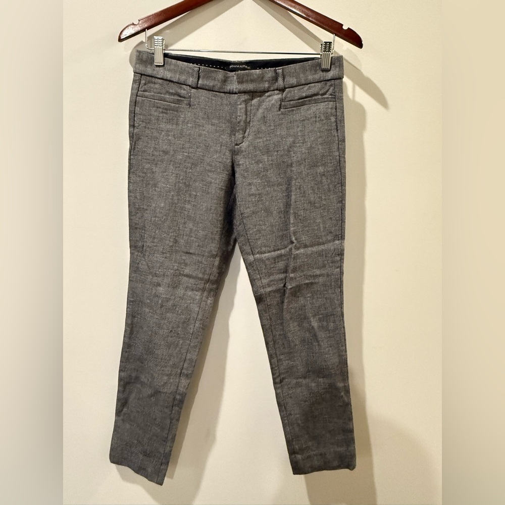 Banana Republic Sloan Charcoal Straight Leg Pants Size 2